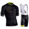 Men Women Cycling Jersey Set Short Sleeve Breathable Mountain Bike Apparel Riding Gear