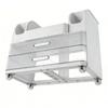 Makeup Organizer with Drawers Countertop Cosmetic Display Case with Brush Holder for Bathroom Countertop Skincare Perfume White