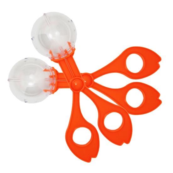 2Pcs Nature Exploration Toy Skill Development Hand-eye Coordination Smell-less Plastic Scissor Clamp Small