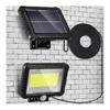 Outdoor Solar Lamp With Motion Sensor, 1.5 W, 150 Leds