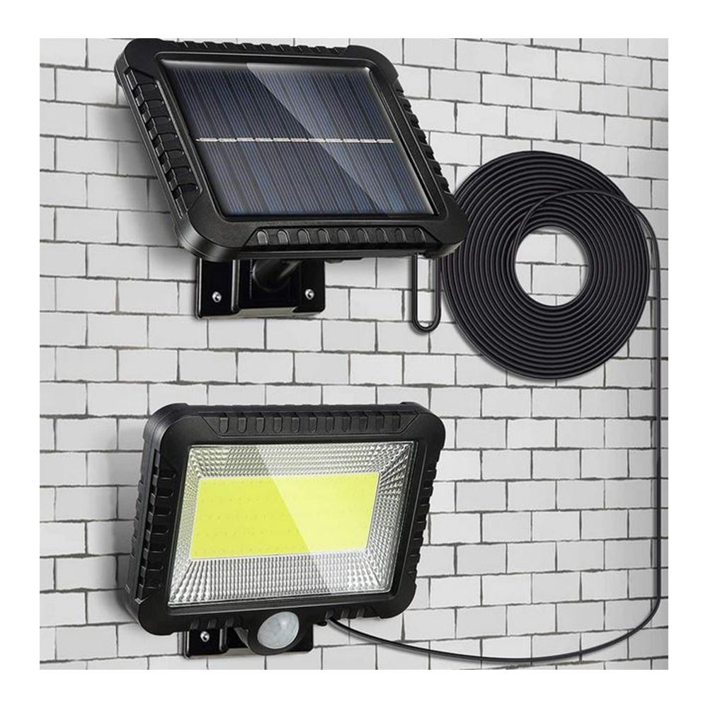 Outdoor Solar Lamp With Motion Sensor, 1.5 W, 150 Leds