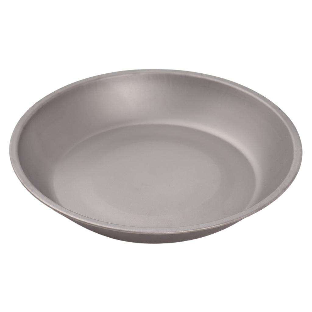 5 τεμ. Υπαίθρια Πιάτα Τιτανίου Επιτραπέζια Σκεύη Καμπινγκ Στρογγυλό Πιάτο Φρούτων Τιτανίου για Μπάρμπεκιου Πεζοπορία Πικνίκ