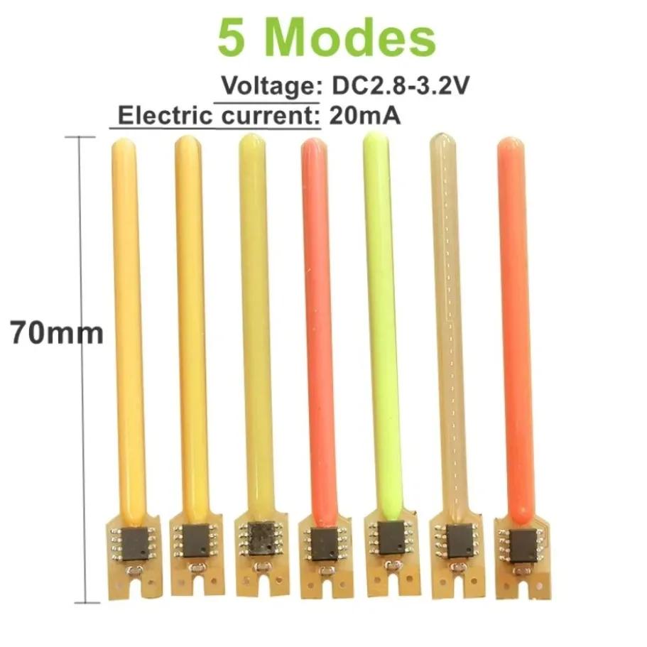 DC3V Multicolour LED Meteor Shower Flowing Water Lamp LED COB Filament Diodes 2200K Blue Red Green Pink Incandescent Light Parts