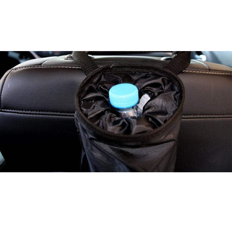 Car Trash Bag Reusable Washable Versatile Deformation Proof Hanging Back Seat Garbage Bag Trash Can