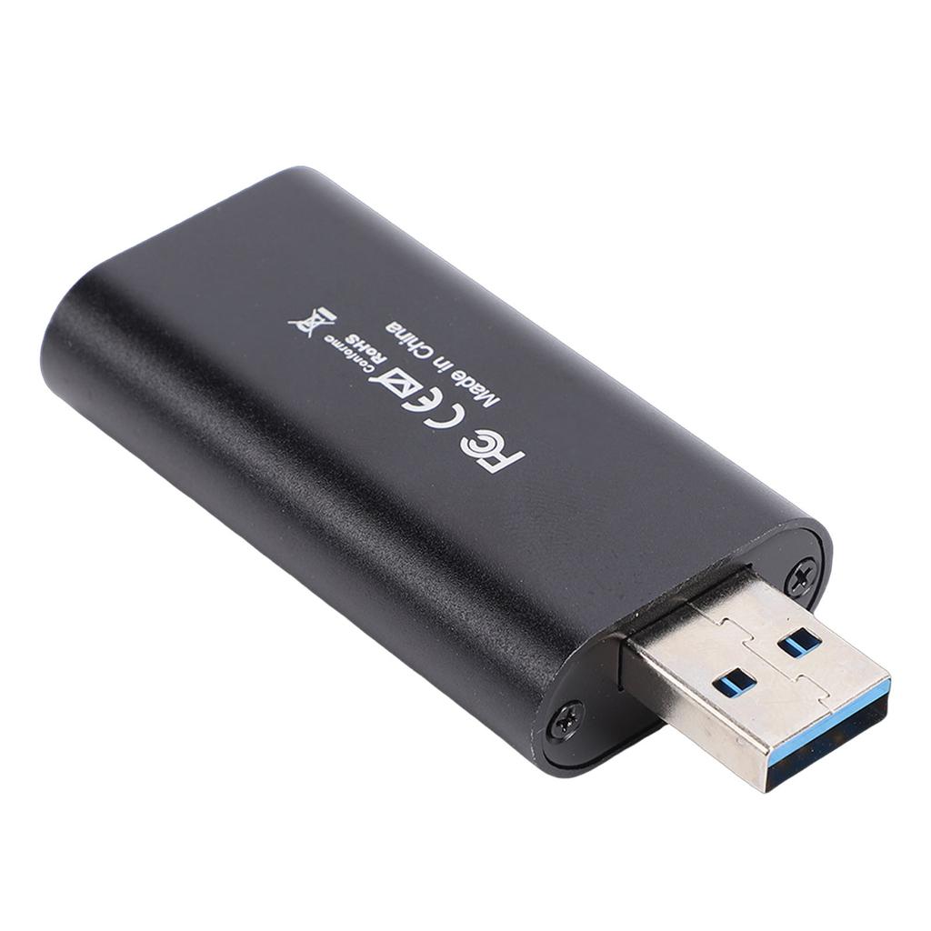 Video Capture Card 4K 30hz High Definition Multimedia Interface to USB Audio Video Capture Device for Streaming Gaming