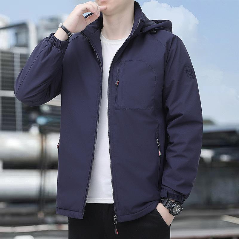 New Spring and Autumn Jacket Men's Sports and Casual Outdoor Stand Collar Large Size Autumn Jacket Men
