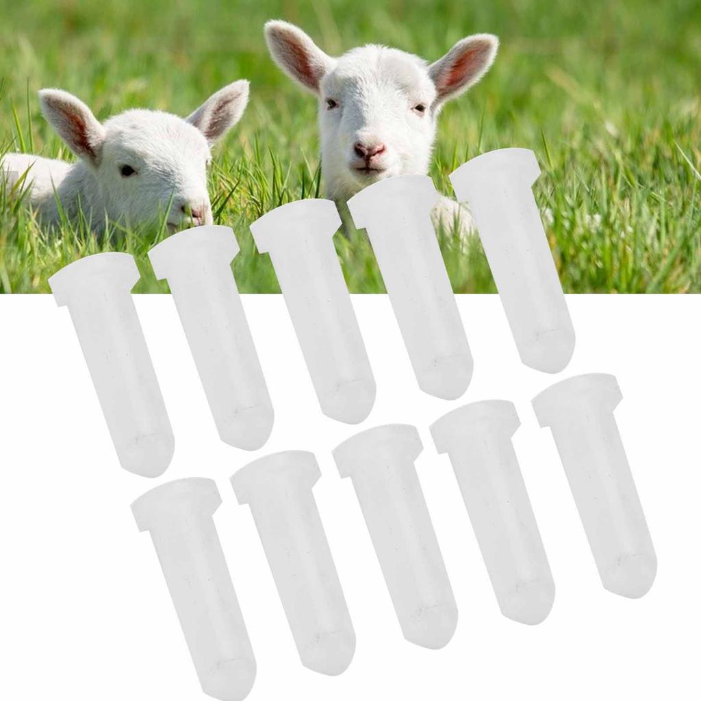 10pcs Lamb Special Nipple Teats Replacement Goats Sheep Cow Milk Bottle Bucket Nipple