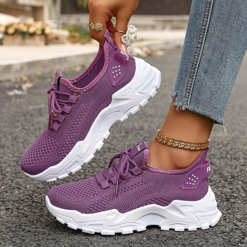 

Shoes women s flying woven mesh summer women s shoes versatile fashion breathable sports net single shoes women s shoes 42
