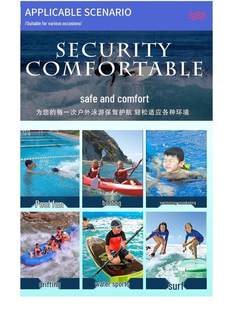 High Buoyancy Children's Life Jacket for Swimming and Beach