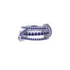 Stackable Zircon Rings Set High Quality Versatile Creative Womens Finger