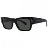 Salvatore Ferragamo Ferragamo Green Rectangular Men S SunglaSSeS Sf2011S 001 53 Black