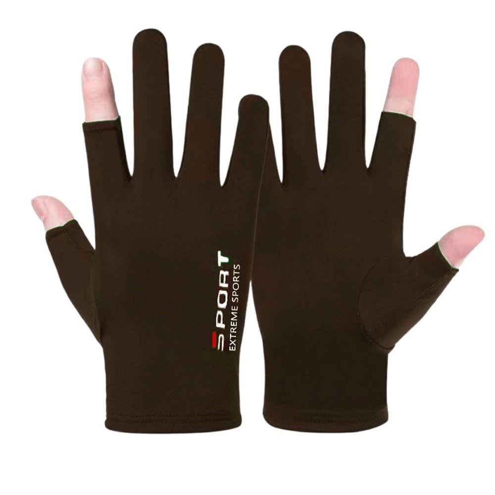 Gloves Anti-UV Gloves Women Gloves  Gloves Summer Sunscreen Gloves Men Fishing Gloves