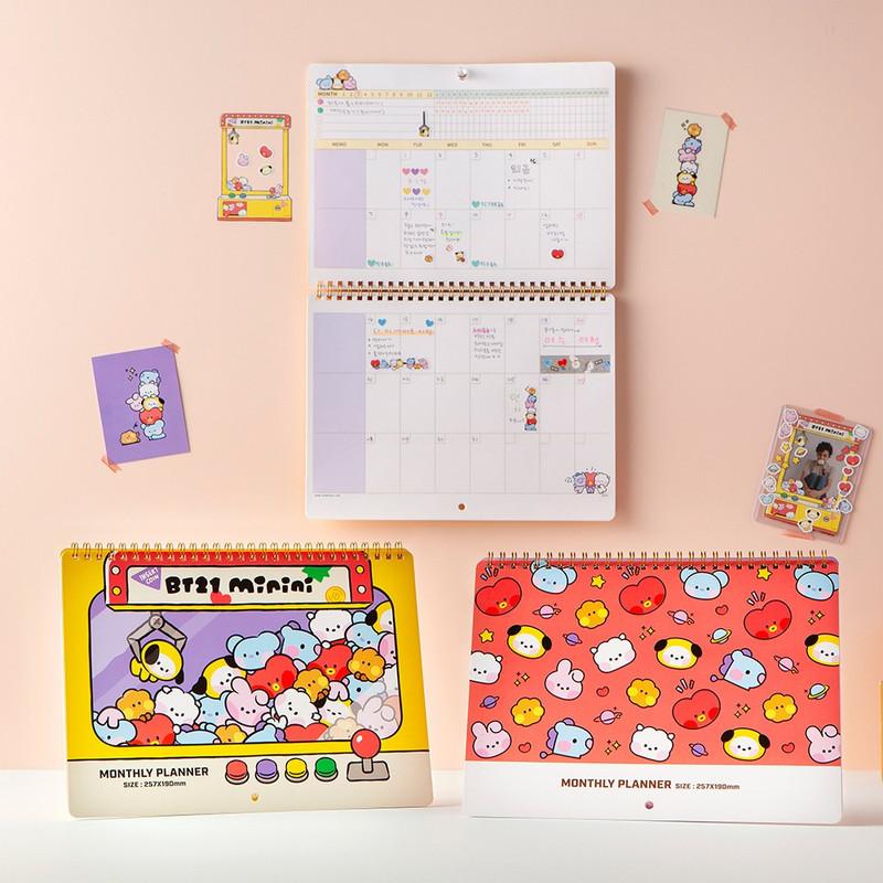 

Ежемесячный планировщик BT21
