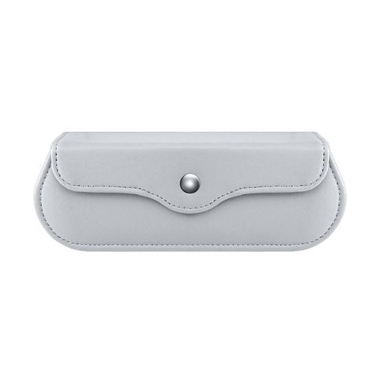 Car Storage Box with Magnetic Snap Closure Organizer Anti-Falling Hook And Loop Installation Container for Sun Visor or Seat Back