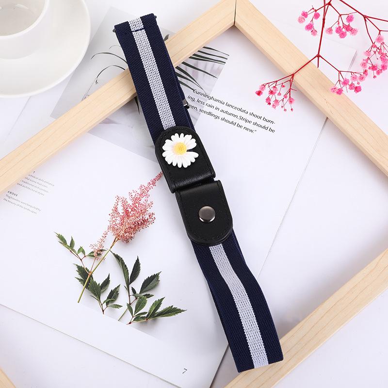 Buckle-Free Belt Ladies Decoration Lazy Belt Casual Elastic Elastic Jeans Belt Han