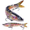 3Pcs Slow Sinking Fishing Baits Wobblers Multiple Sections Fishing Lures 3D Artificial Fishing Lures Swimbait Wobblers