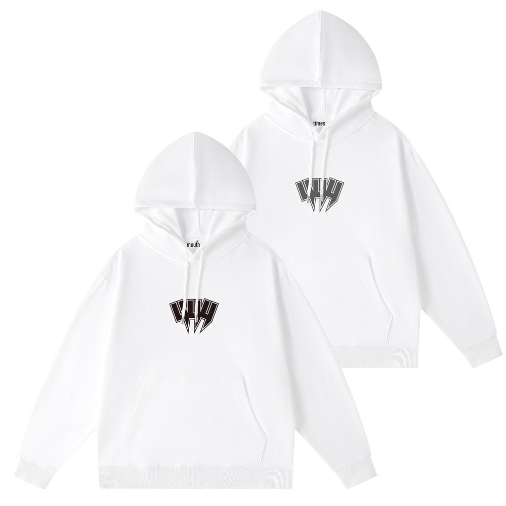 Unisex Pure Cotton Trendy Hooded Sweatshirt, 330g American Style, Perfect for Men's Autumn Wear and Couples