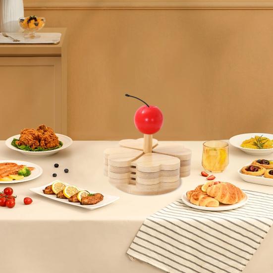 Four-leaf Clover Shape Coaster Heat-Resistant Anti-scalding Placemat Natural Dining Table Mats for Hot Pots