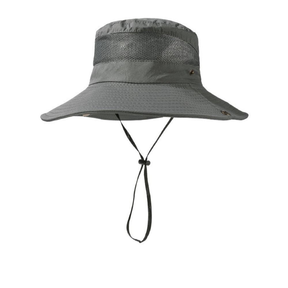 Adjustable Fisherman Hat Big Eaf Mountaineering Hat Portable Sunshade Hats  Unisex