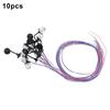 20/10pc Lamps 1:87 H0 Scenery Scale Wall Lamps Outdoor Street For Ho Train Model Buildings Ornament Lampshade For Oil Lamps
