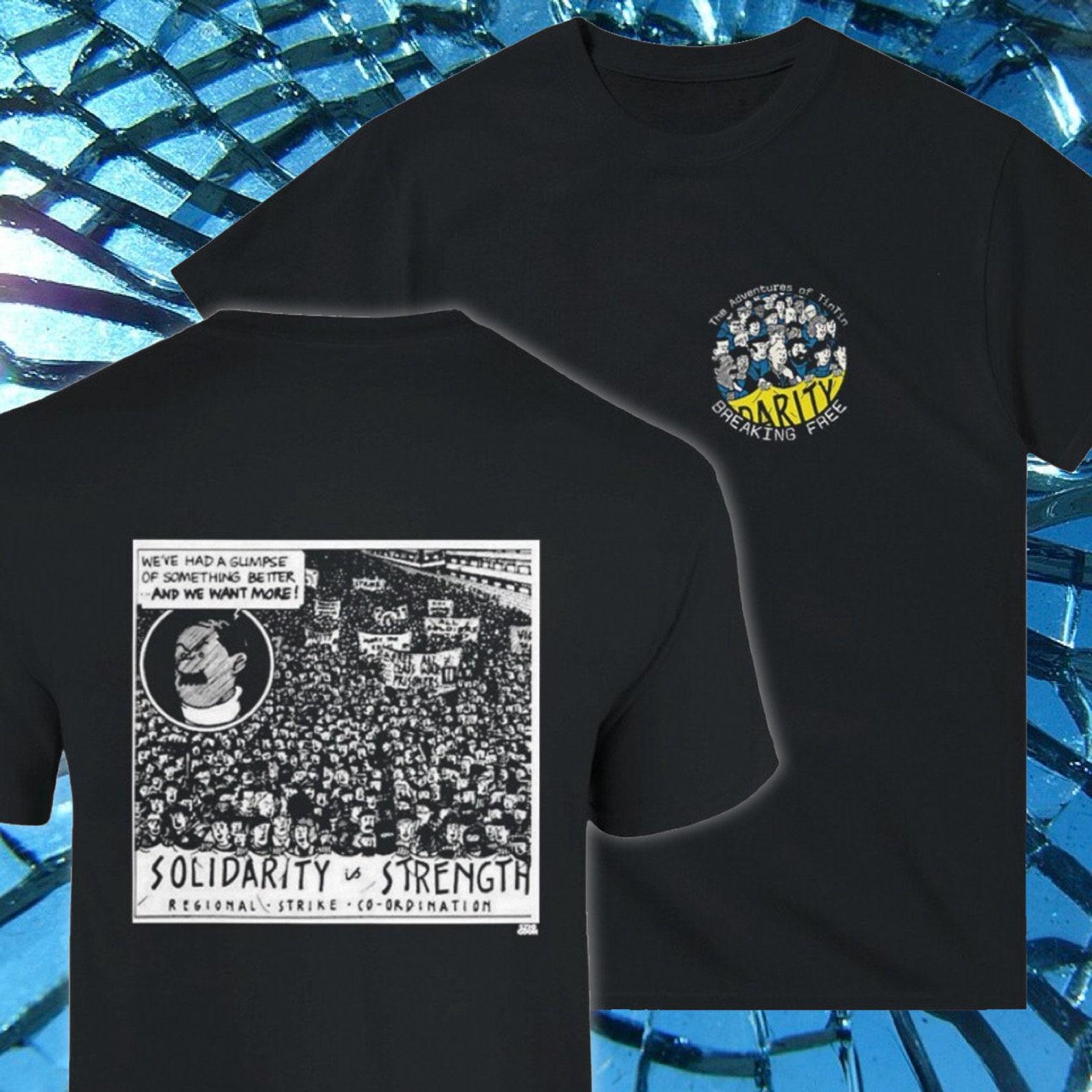 Tintin Breaking Free - Heavyweight Unisex Crewneck T shirt | Gildan® 5000 Black L