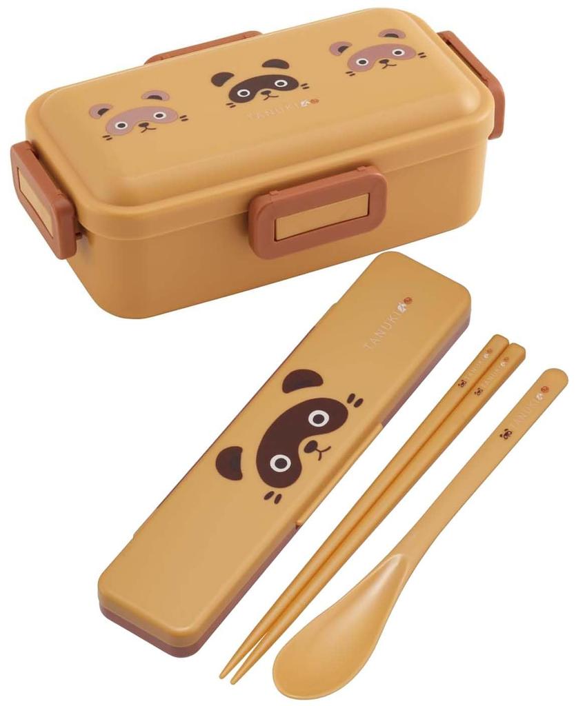 Skater Tanuki Lunch Soft Made In Box, 530ml, Antibacterial, Filling, Dome-Shaped Lid, Women's, Japan, PFLB6AG-A