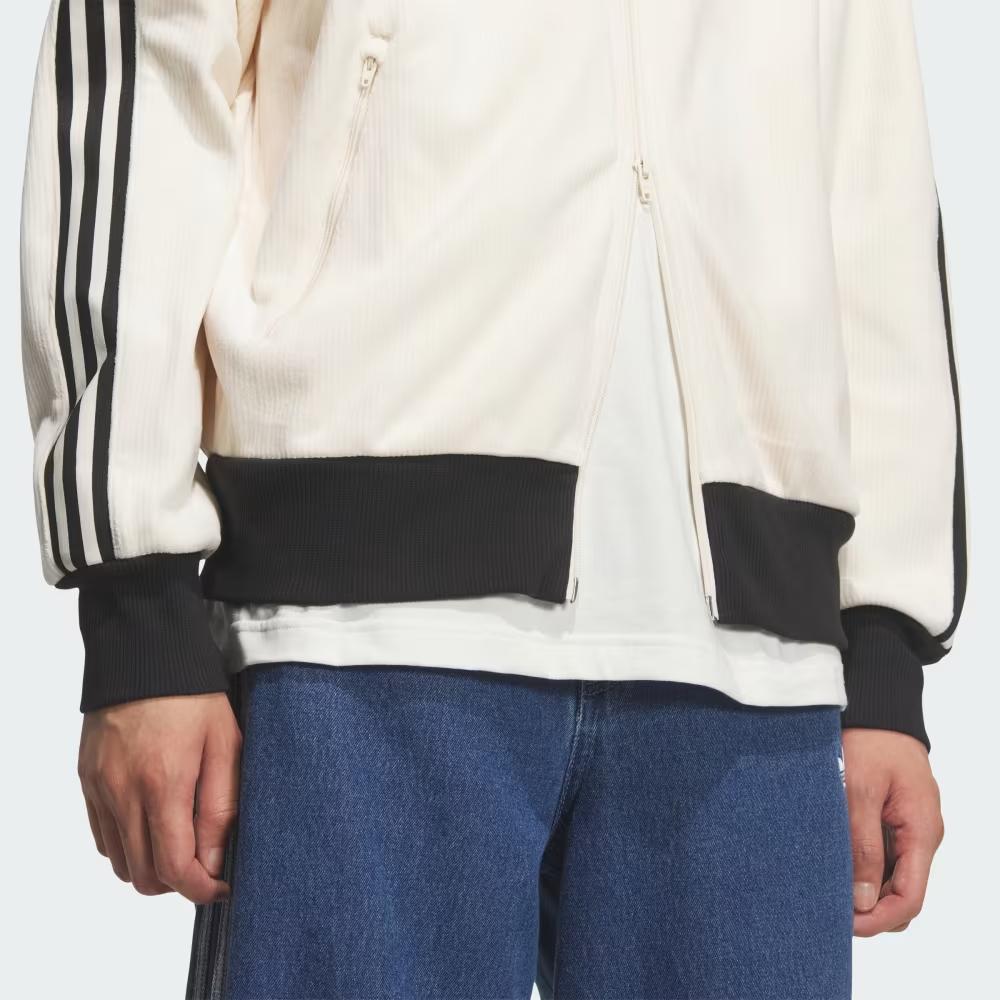 adidas Originals Corduroy Sports Zip Jacket Unisex Jackets KQ5546
