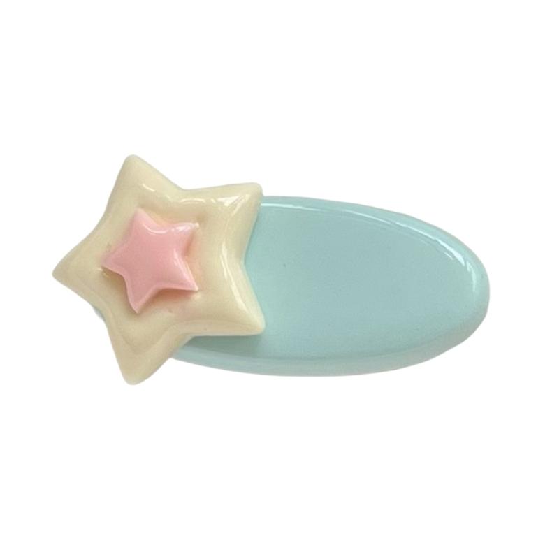 Funny Star Pattern Hairpin Unique Hairclip Delicate Beautiful Hair Barrettes  for Ponytails and Various Hairstyles 1