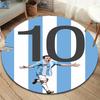 Messi Round Area Rug,Carpet Rug for Living Room Bedroom Sofa Playroom Decor,Non-slip Floor Mat