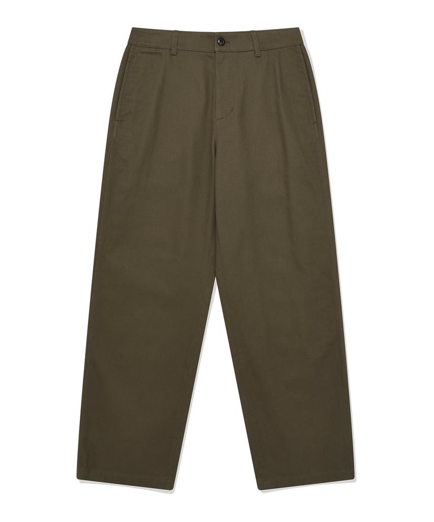 COVERNAT Chino Semi-Wide Pants Khaki