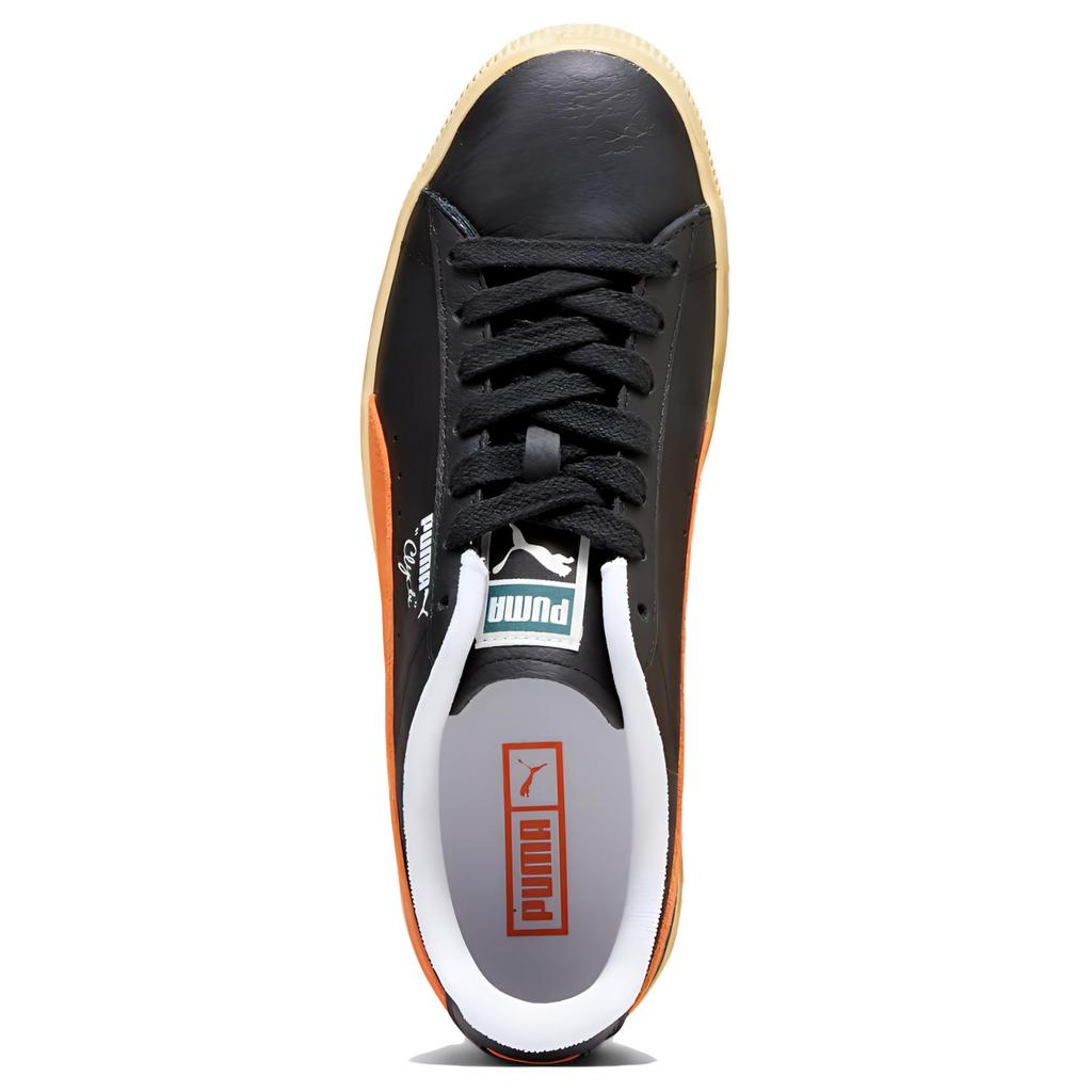 Puma Clyde Vintage Schwarz Rickie Orange Unisex Sneaker 394687-02