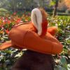 Zootopia Judy & Nick Cosplay Plush with Octagonal Beret and Plush Ears