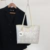Zhuang Brocade Women's Large Capacity Ethnic Style Shoulder Tote - DIY Handmade Material Kit