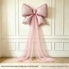 Girls' 5th & 6th Birthday Decor Set with Bow, Net Yarn, and Balloons for a Festive Photo Atmosphere