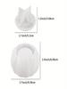 Diy Gypsum Pumpkin Vase Candle Holder Round Stripesd Test Tube Flower Arrangement Device Candle Base Silicone Mold