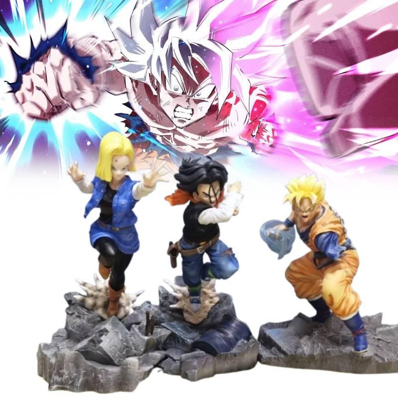 Son Super Saiyan Gohan Android 17 18 Action Figure Model Toy Doll Kids Gift