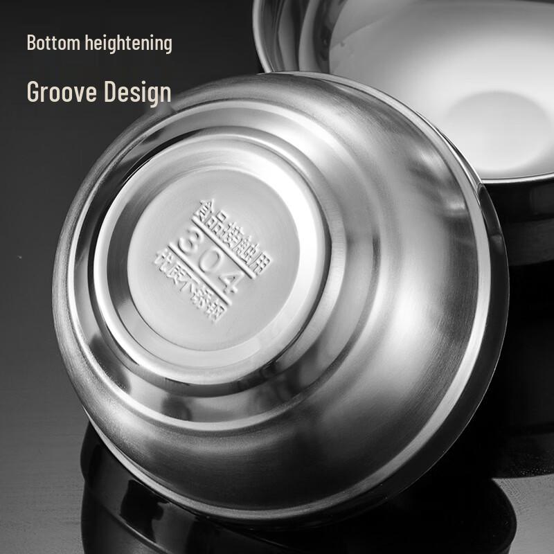 304 Stainless Steel Double-Layer Insulated Bowl