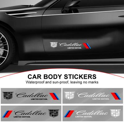Bil 3D-dekaler Auto Sidokaross Sportdekal Dekaler För CT5 CT6 CTS Seville ATS CT4 Celestiq Ciel Escala SRX XT4 XT6 EV XLR ELR Elmiraj EXT
