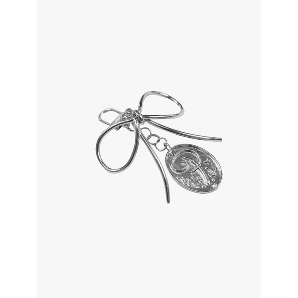 PinK PinEAPPLE RIBBON PinEAPPLE keyring_silver