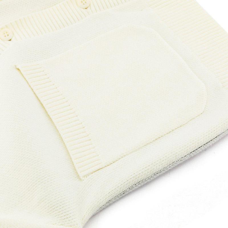 Vans Cardigan Windproof Warm Comfortable Casual Long Sleeve Sweater Women Sweater Off-White VN000NFBFS8