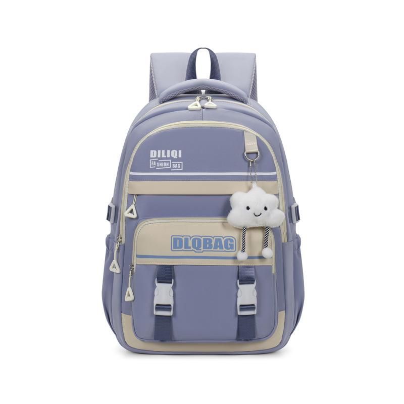 New schoolbag for girls, high school high school, high school students, junior high school students, primary school students, lightweight shoulders 33*19*47