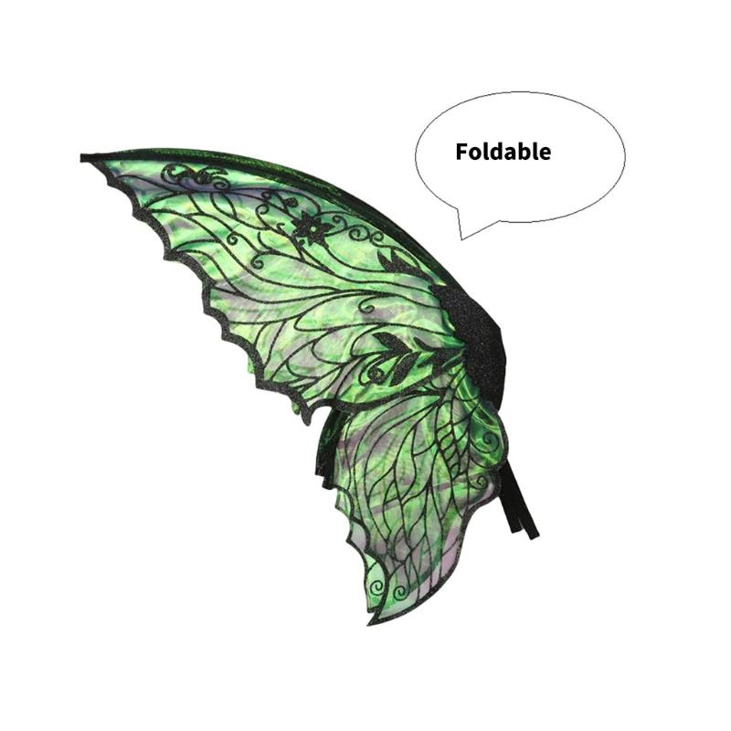 Performances Butterfly Fairies Angel Wing Funny Dress Up Butterfly Wing Sparkles Costumes Halloween Cosplays Wing Props