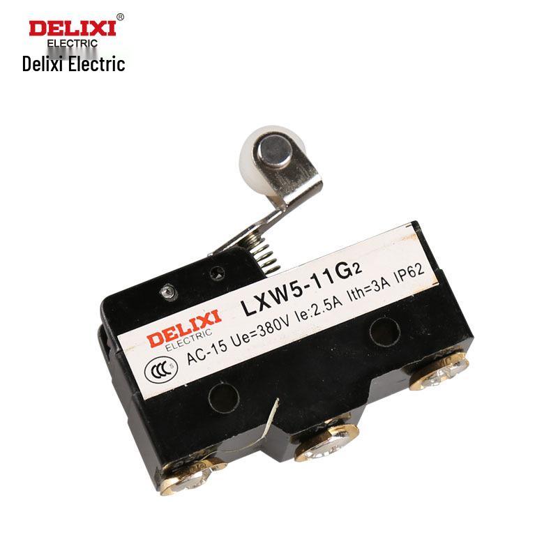 DELIXI Limit Micro Switch LXW5-11G2, Hinge Roller Lever Type