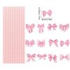 Bow Creative Decor Disposable Straw Birthday Party Scene Props Decoration