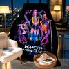 KPop Dämonenjäger Print Decke - Weich & Bequem, für Schlafzimmer, Reisen, Sofa, Heimdekoration - Geburtstags-Weihnachtsgeschenk für Freund
