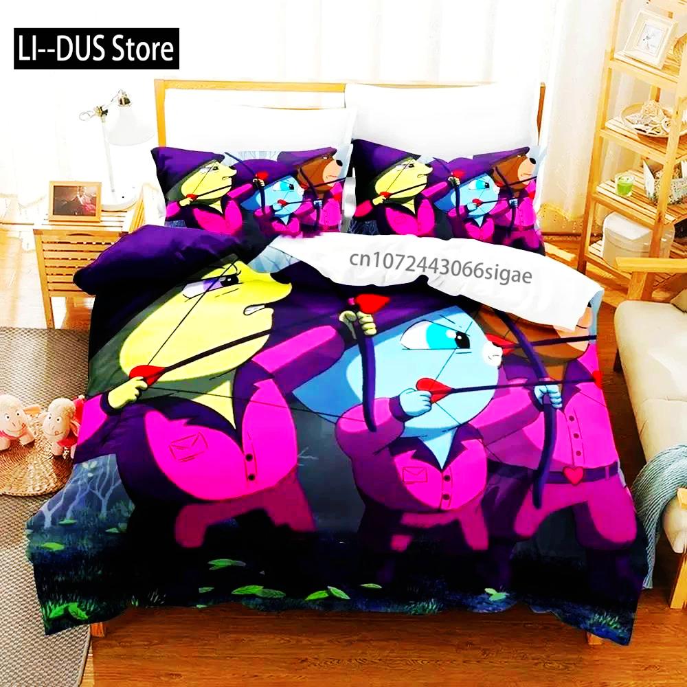 Anime Game Unicorn Wars Bedding Set Duvet Cover Bed Set Quilt Cover Pillowcase Comforter King Queen Size Boys Adult Bedding Set