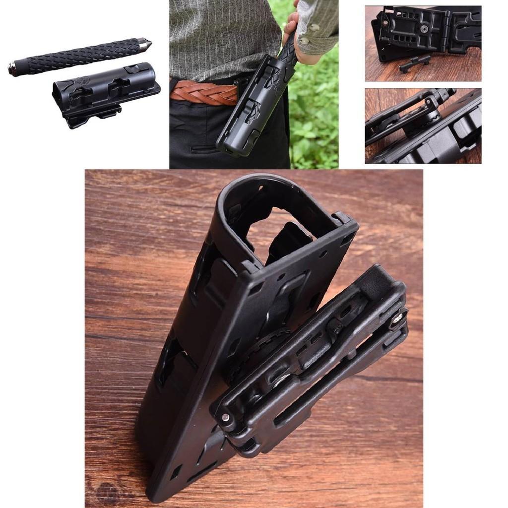 Portable Extendable Baton Cover Tactical Self Defense Equipment Adjustable Abs Material