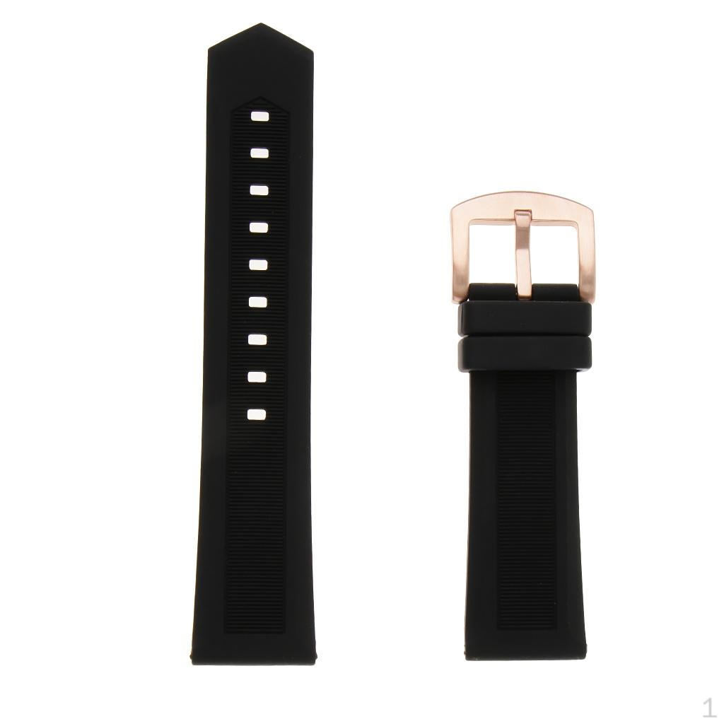 Silicone Replacement 22mm Rose Gold