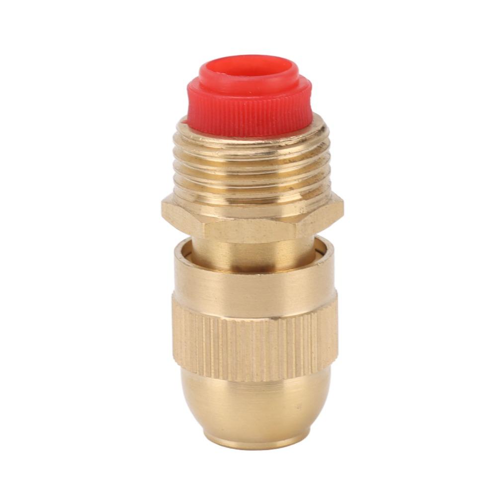 5PCS Brass Spray Nozzle Gold Irrigation Nozzle Durable Misting Nozzle  Fountain Atomization
