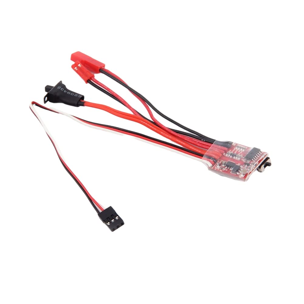 Itisyou 30A Brushed ESC for RC Boats and RC Model Cars, Bi-Directional Brushed ESC, Pack of 2